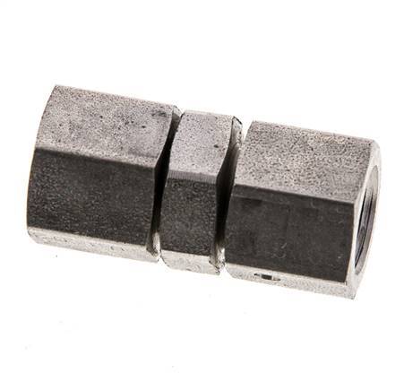 Connecteur droit réducteur G1/8'' Femelle Haute Pression Acier Inoxydable Cône 60° 575bar (8078.75psi) Hydraulique
