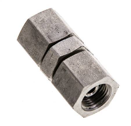 Connecteur droit réducteur G1/8'' Femelle Haute Pression Acier Inoxydable Cône 60° 575bar (8078.75psi) Hydraulique