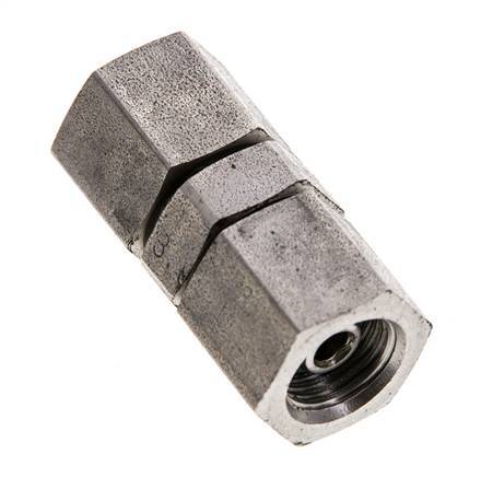 Connecteur droit réducteur G1/8'' Femelle Haute Pression Acier Inoxydable Cône 60° 575bar (8078.75psi) Hydraulique