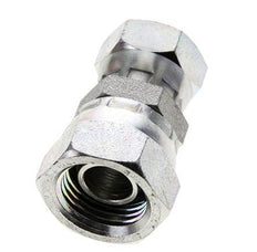 Connecteur droit réducteur G3/8'' x G1/2'' femelle Haute Pression Acier 60° Cône 300bar (4215.0psi) Hydraulique