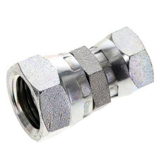 Connecteur droit réducteur G3/8'' x G1/2'' femelle Haute Pression Acier 60° Cône 300bar (4215.0psi) Hydraulique