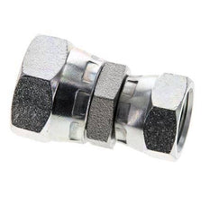 Connecteur droit réducteur G3/8'' x G1/2'' femelle Haute Pression Acier 60° Cône 300bar (4215.0psi) Hydraulique
