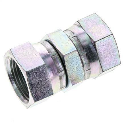 Raccord droit réducteur G3/4'' femelle Haute Pression Acier 60° Cône 175bar (2458.75psi) Hydraulique