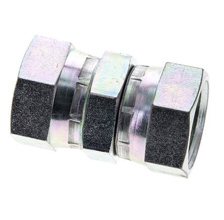 Raccord droit réducteur G3/4'' femelle Haute Pression Acier 60° Cône 175bar (2458.75psi) Hydraulique
