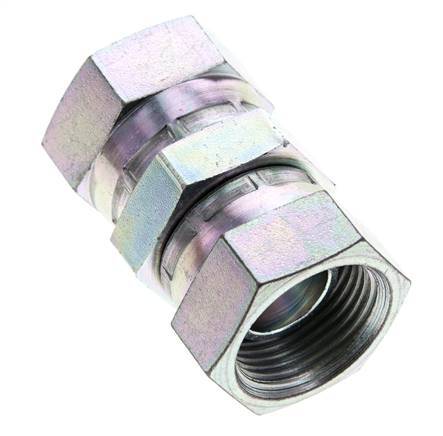 Raccord droit réducteur G3/4'' femelle Haute Pression Acier 60° Cône 175bar (2458.75psi) Hydraulique