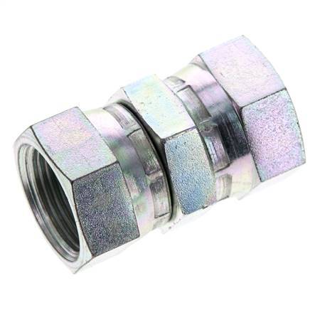 Raccord droit réducteur G3/4'' femelle Haute Pression Acier 60° Cône 175bar (2458.75psi) Hydraulique