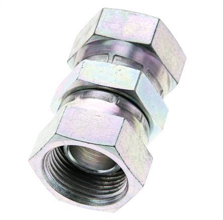 Raccord droit réducteur G3/4'' femelle Haute Pression Acier 60° Cône 175bar (2458.75psi) Hydraulique