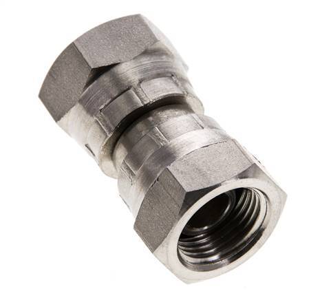 Connecteur droit réducteur G3/8'' femelle Haute Pression Acier inoxydable Cône 60° 425bar (5971.25psi) Hydraulique