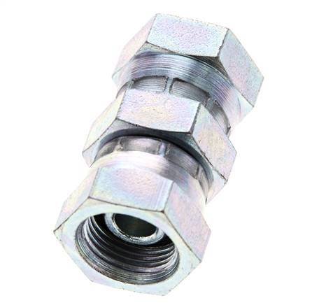 Connecteur droit réducteur G3/8'' femelle haute pression Acier 60° Cône 425bar (5971.25psi) Hydraulique