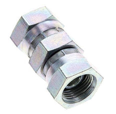 Connecteur droit réducteur G3/8'' femelle haute pression Acier 60° Cône 425bar (5971.25psi) Hydraulique