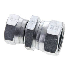 Raccord droit réducteur G1/2'' x G3/4'' Femelle Haute Pression Acier 60° Cône 175bar (2458.75psi) Hydraulique