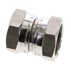 Connecteur droit réducteur G1 1/4'' Femelle Haute Pression Acier Inoxydable Cône 60° 150bar (2107.5psi) Hydraulique