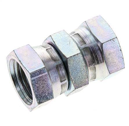 Connecteur droit réducteur G1/2'' Femelle Haute Pression Acier 60° Cône 300bar (4215.0psi) Hydraulique