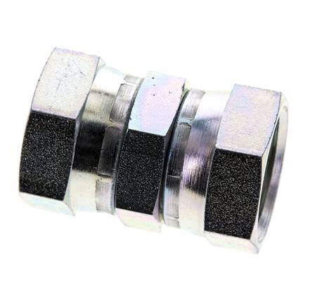 Connecteur droit réducteur G1'' Femelle Haute Pression Acier 60° Cône 150bar (2107.5psi) Hydraulique