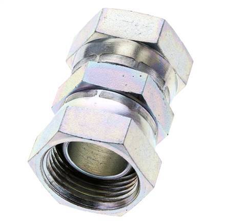 Connecteur droit réducteur G1'' Femelle Haute Pression Acier 60° Cône 150bar (2107.5psi) Hydraulique