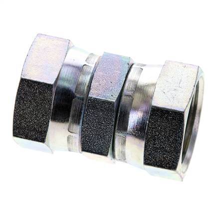 Connecteur droit réducteur G1'' Femelle Haute Pression Acier 60° Cône 150bar (2107.5psi) Hydraulique