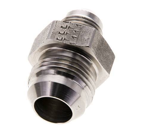 JIC Mamelon double réducteur UNF 3/4''-16 x UN 1-1/16''-12 Acier inoxydable 210bar (2950.5psi)