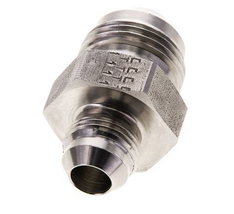 JIC Mamelon double réducteur UNF 3/4''-16 x UN 1-1/16''-12 Acier inoxydable 210bar (2950.5psi)
