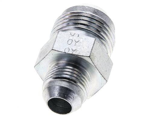 JIC Mamelon double réducteur UNF 3/4''-16 x UN 1-1/16''-12 Acier 210bar (2950.5psi)