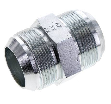 JIC Double Nipple UN 1-7/8''-12 Acier 100bar (1405.0psi)