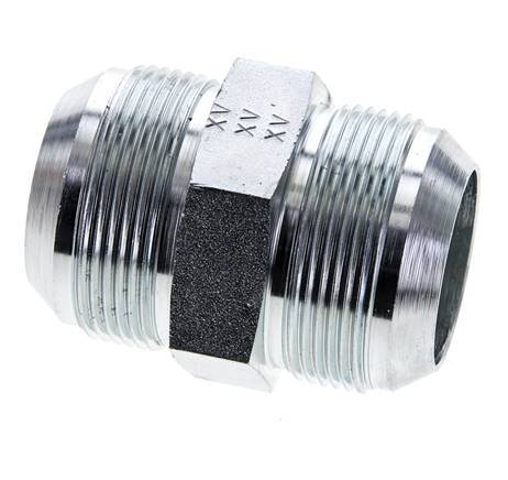 JIC Double Nipple UN 1-7/8''-12 Acier 100bar (1405.0psi)