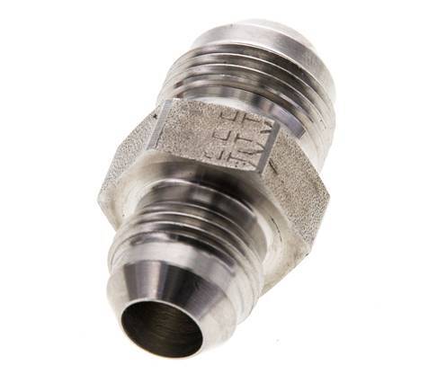 Mamelon double réducteur JIC UNF 3/4''-16 x UNF 7/8''-14 Acier inoxydable 210bar (2950.5psi)