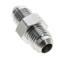 JIC Reducing Double Nipple UNF 1/2''-20 x UNF 9/16''-18 Steel 275bar (3863.75psi) [2 Pieces]