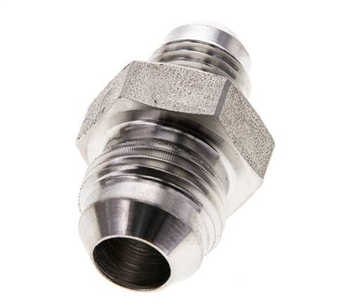 JIC Raccord double réducteur UNF 9/16''-18 x UNF 3/4''-16 Acier inoxydable 275bar (3863.75psi)