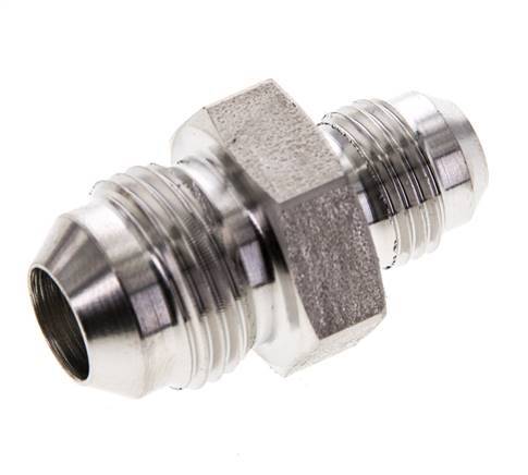 JIC Raccord double réducteur UNF 9/16''-18 x UNF 3/4''-16 Acier inoxydable 275bar (3863.75psi)