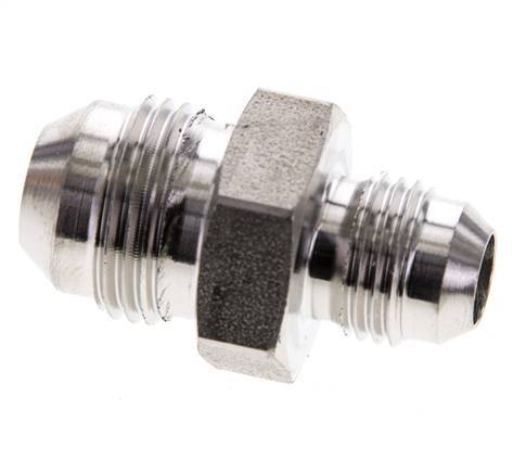 JIC Raccord double réducteur UNF 9/16''-18 x UNF 3/4''-16 Acier inoxydable 275bar (3863.75psi)