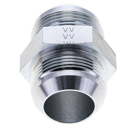 JIC Double Nipple UN 1-5/8''-12 Acier 140bar (1967.0psi)