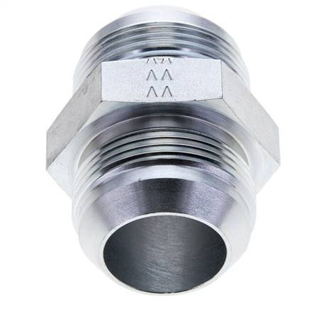 JIC Double Nipple UN 1-5/8''-12 Acier 140bar (1967.0psi)