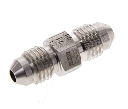 JIC Double Nipple UNF 7/16''-20 Acier inoxydable 310bar (4355.5psi)