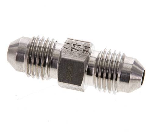 JIC Double Nipple UNF 7/16''-20 Acier inoxydable 310bar (4355.5psi)