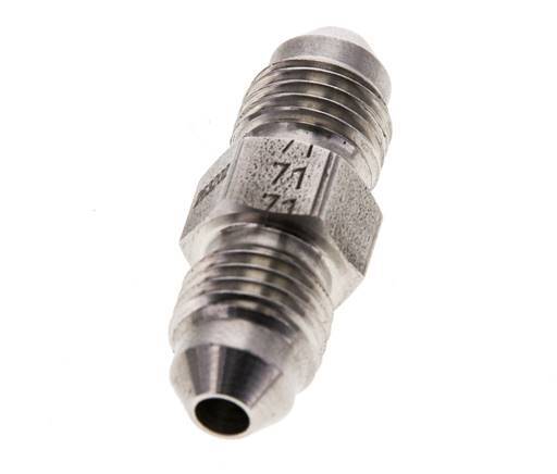 JIC Double Nipple UNF 7/16''-20 Acier inoxydable 310bar (4355.5psi)