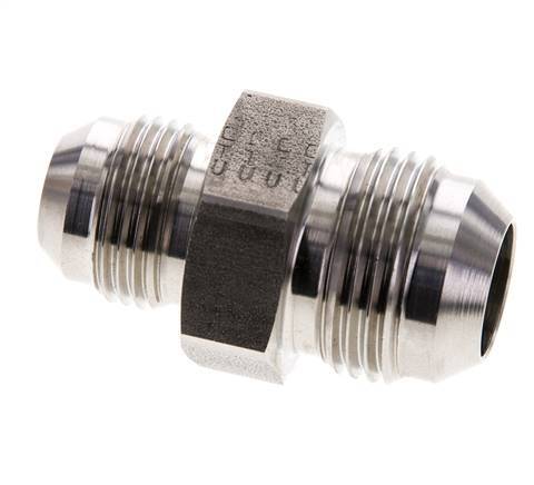 Mamelon double réducteur JIC UNF 7/8''-14 x UN 1-1/16''-12 Acier inoxydable 210bar (2950.5psi)