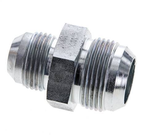 Mamelon double réducteur JIC UN 1-1/16''-12 x UN 1-5/16''-12 Acier 170bar (2388.5psi)