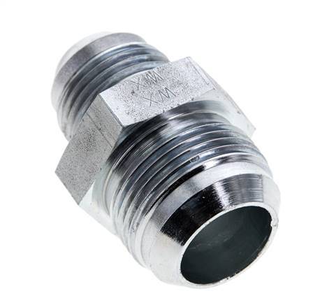 Mamelon double réducteur JIC UN 1-1/16''-12 x UN 1-5/16''-12 Acier 170bar (2388.5psi)