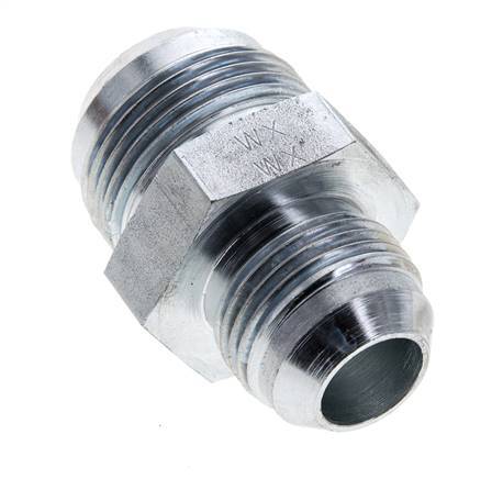 Mamelon double réducteur JIC UN 1-1/16''-12 x UN 1-5/16''-12 Acier 170bar (2388.5psi)