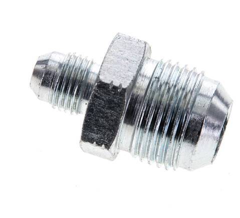JIC Reducing Double Nipple UNF 1/2''-20 x UNF 7/8''-14 Steel 210bar (2950.5psi)