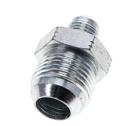 Mamelon double réducteur JIC UNF 1/2''-20 x UNF 7/8''-14 Acier 210bar (2950.5psi)