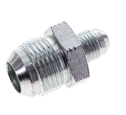 Mamelon double réducteur JIC UNF 1/2''-20 x UNF 7/8''-14 Acier 210bar (2950.5psi)