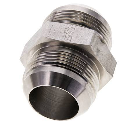 JIC Double Nipple UN 1-5/8''-12 Acier inoxydable 140bar (1967.0psi)