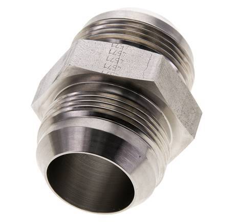 JIC Double Nipple UN 1-5/8''-12 Acier inoxydable 140bar (1967.0psi)