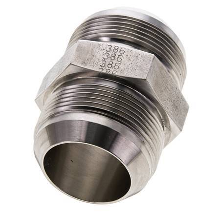 JIC Double Nipple UN 1-7/8''-12 Acier inoxydable 100bar (1405.0psi)