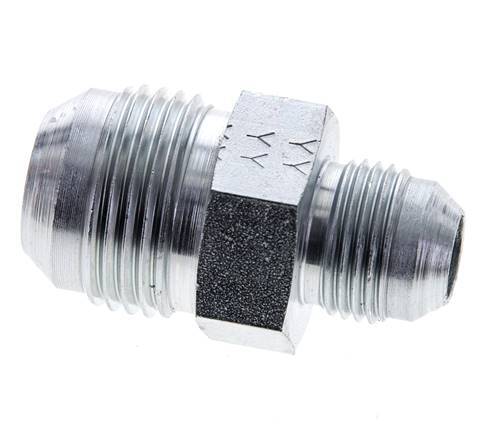 JIC Mamelon double réducteur UNF 7/8''-14 x UN 1-1/16''-12 Acier 210bar (2950.5psi)
