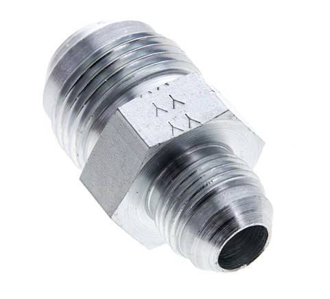 JIC Mamelon double réducteur UNF 7/8''-14 x UN 1-1/16''-12 Acier 210bar (2950.5psi)