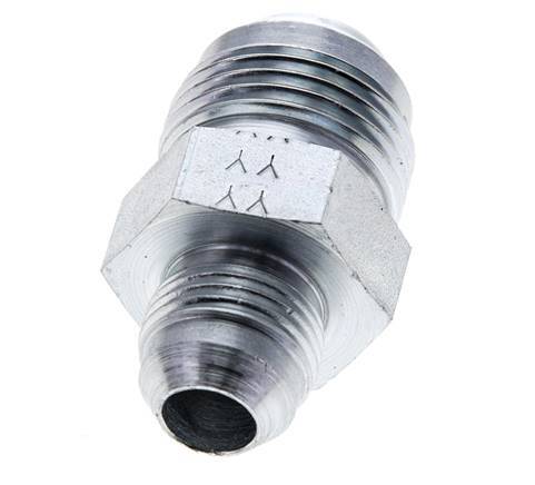 JIC Mamelon double réducteur UNF 7/8''-14 x UN 1-1/16''-12 Acier 210bar (2950.5psi)