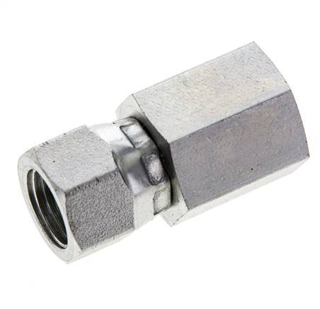 Raccord JIC G1/4'' x UNF 1/2''-20 Femelle Acier 275bar (3863.75psi)