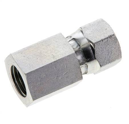 Raccord JIC G1/4'' x UNF 1/2''-20 Femelle Acier 275bar (3863.75psi)